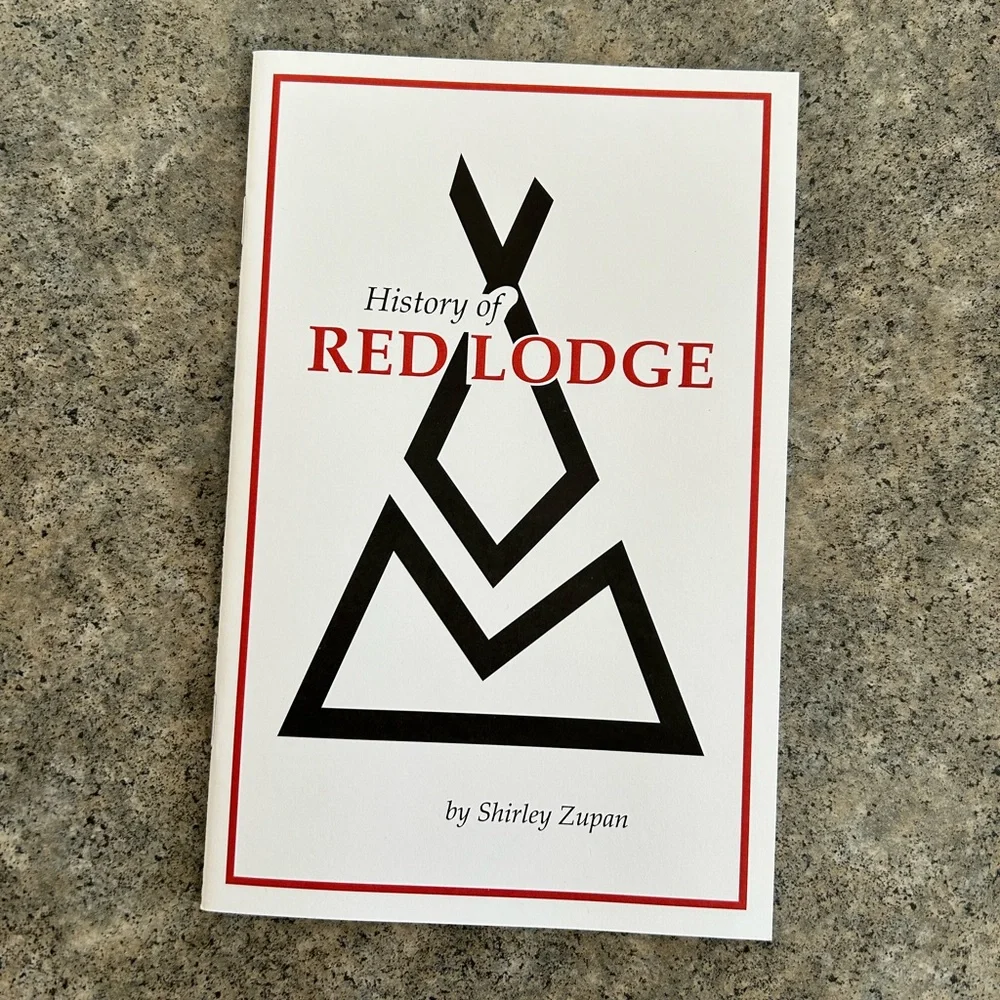 📕Vintage History of Red Lodge, [Zupan], Western Decor Book, EUC